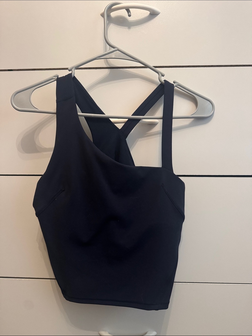lululemon athletica navy Cross-Back Tank Top